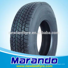 Haute qualité tous les pneus tubeless radial de camion en acier, pneus de marque Marando avec haute performance